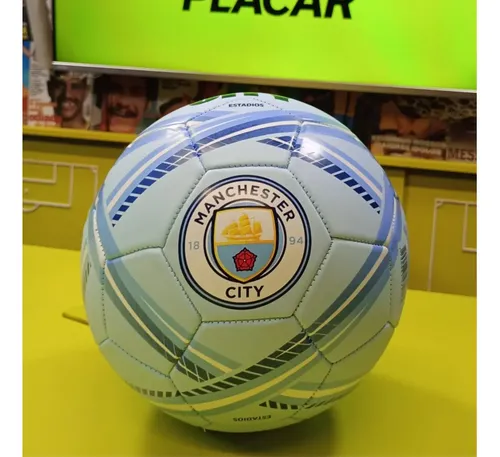 Bola De Futebol De Campo Manchester City N5 Licenciada Branco