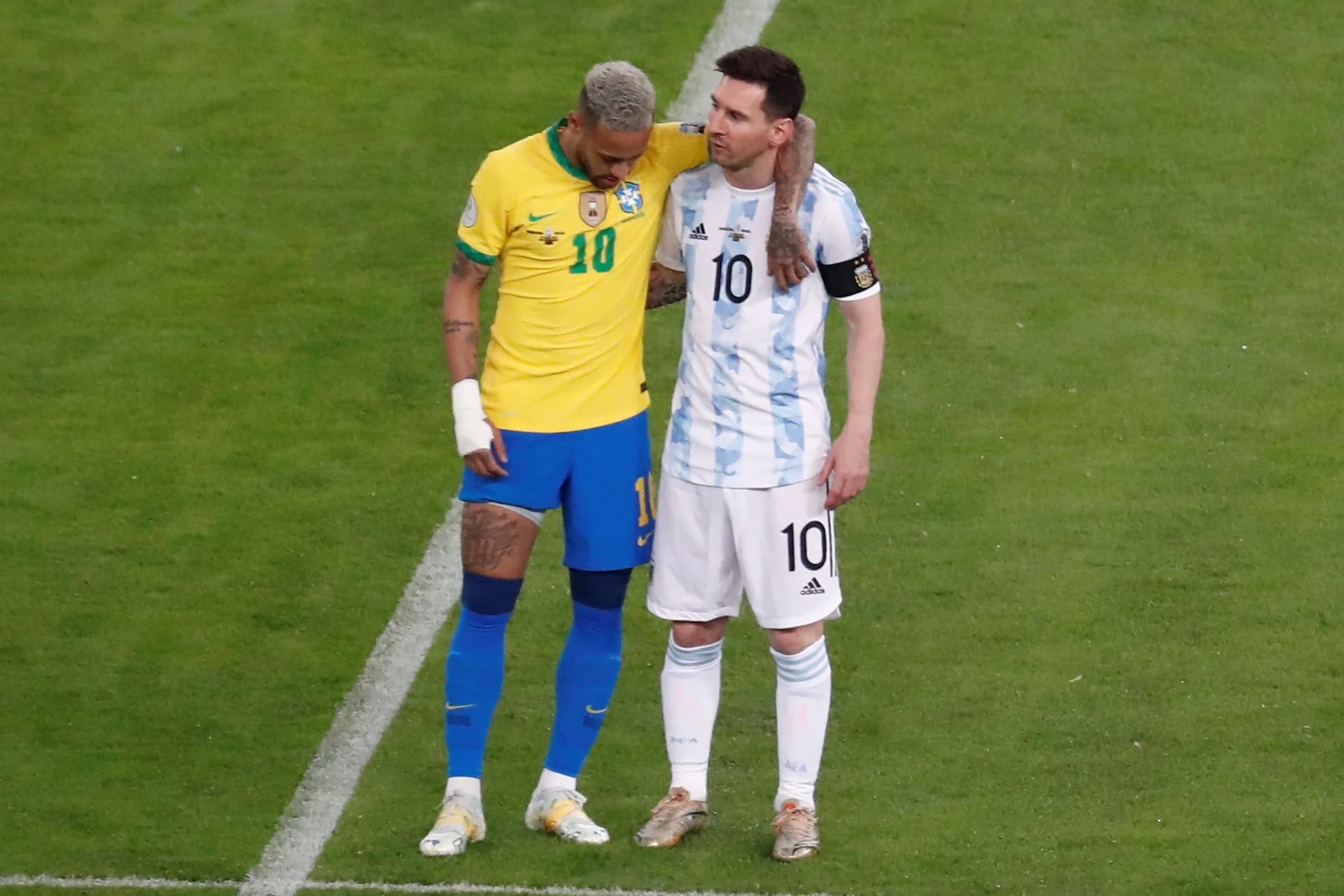 Messi fala sobre Neymar na Copa: ‘tomara que ele possa estar la’