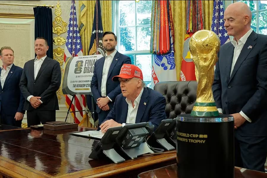 Por onde anda Trump? Presidente dos EUA pode aparecer antes da final