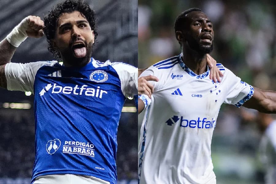 Gabigol e Bolasie deixaram o Cruzeiro nesta janela de transferências - Gustavo Aleixo/Cruzeiro