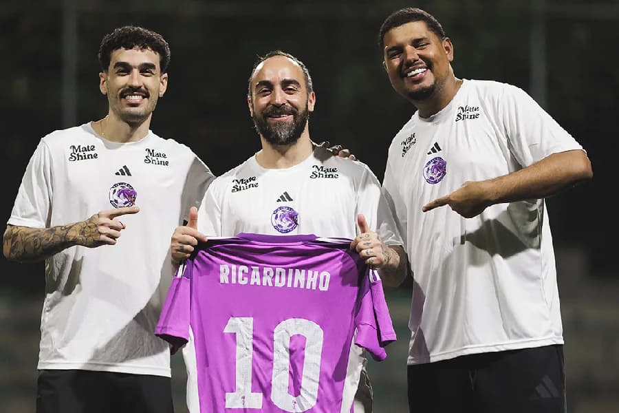 Falcão, Ferrão e Ricardinho simbolizam migração do futsal para a Kings League