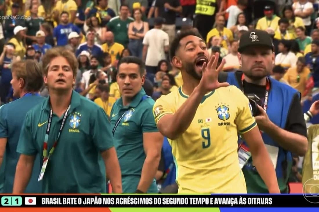 Matheus Cunha provoca Japão com títulos do Brasil