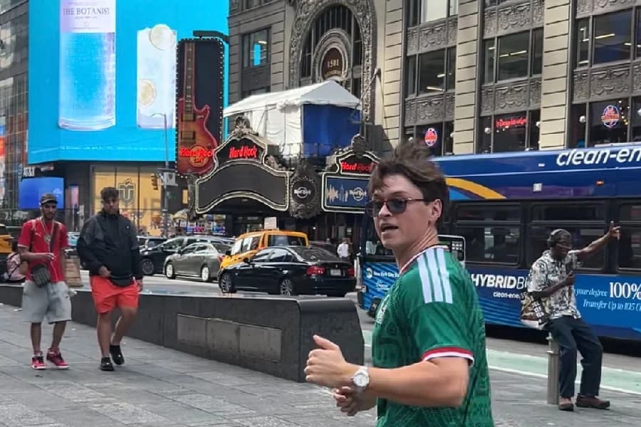 Copa do Mundo? Mexicanos ficam ser ver abertura em visita a Nova York