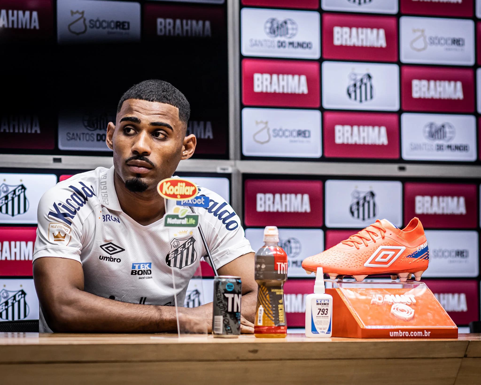 Atualmente no Tigres-MEX, Joaquim jogou pelo Santos entre 2023 e 2024 - Raul Baretta/Santos FC