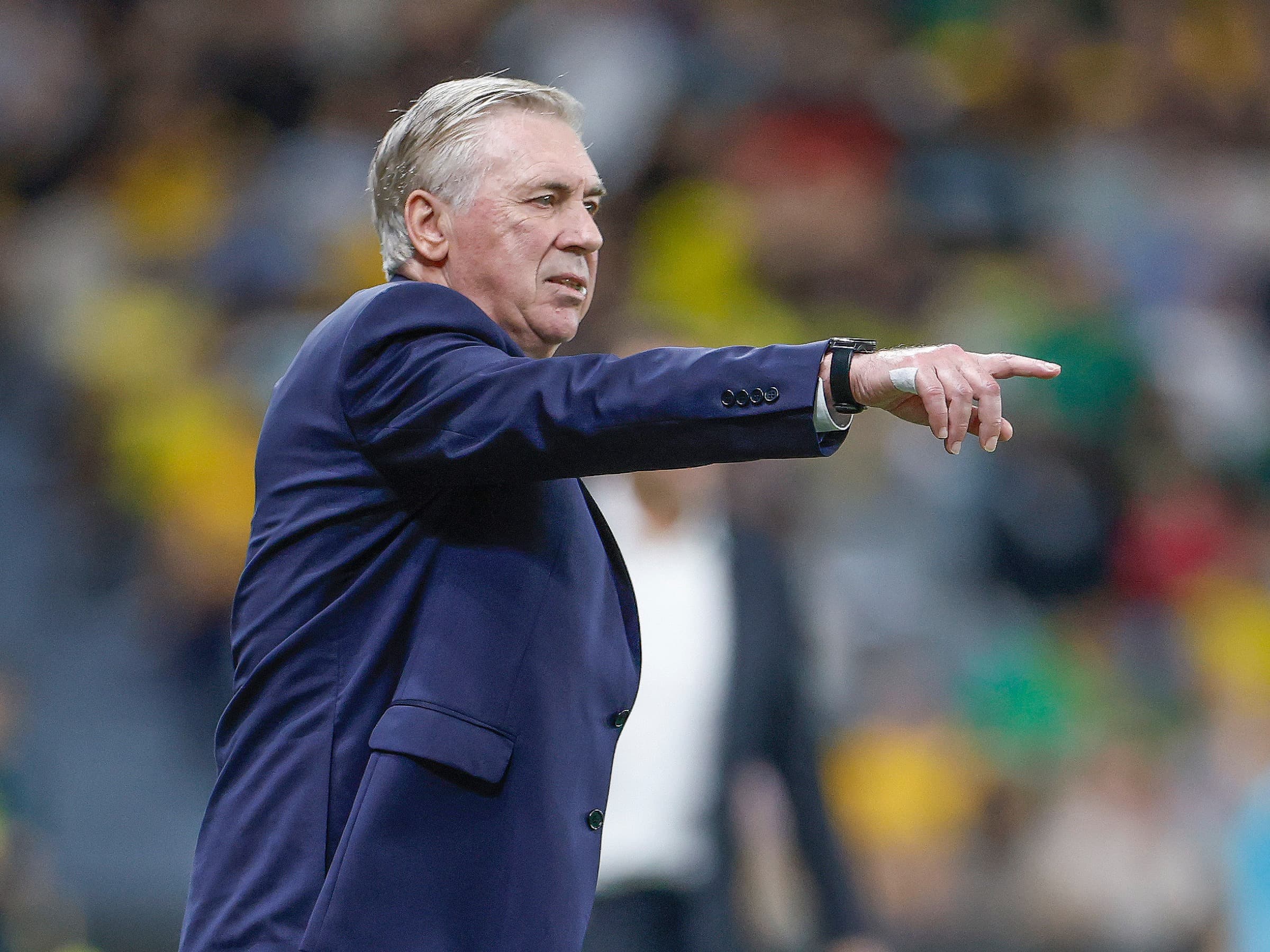 Carlo Ancelotti, técnico da seleção brasileira, durante amistoso contra a Austrália - Rafael Ribeiro / CBF