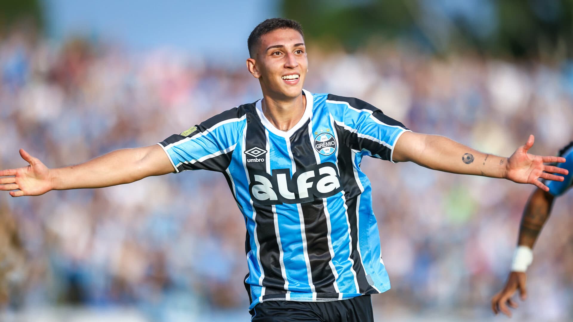 Monsalve fez o gol do Grêmio contra o Ypiranga - Lucas Uebel/Grêmio