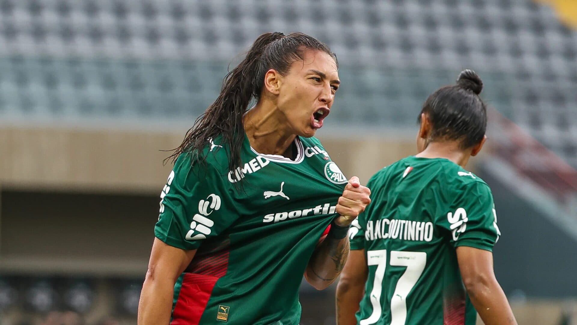 Zaneratto festeja gol decisivo pelo Palmeiras - Fabio Menotti/Palmeiras