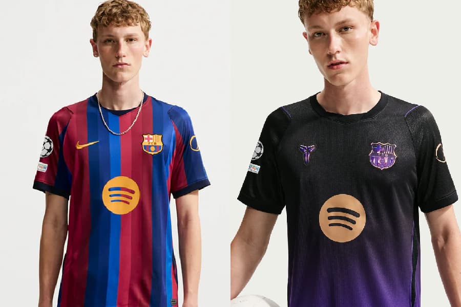 Novas camisas do Barcelona para 2026/27 (Divulgação)