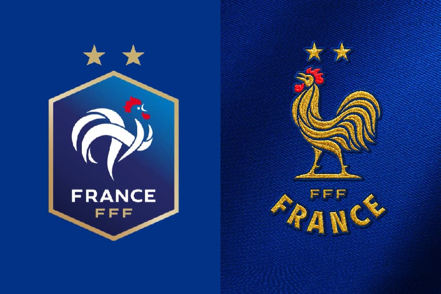 O antigo e o novo escudos da França / @equipedefrace/X