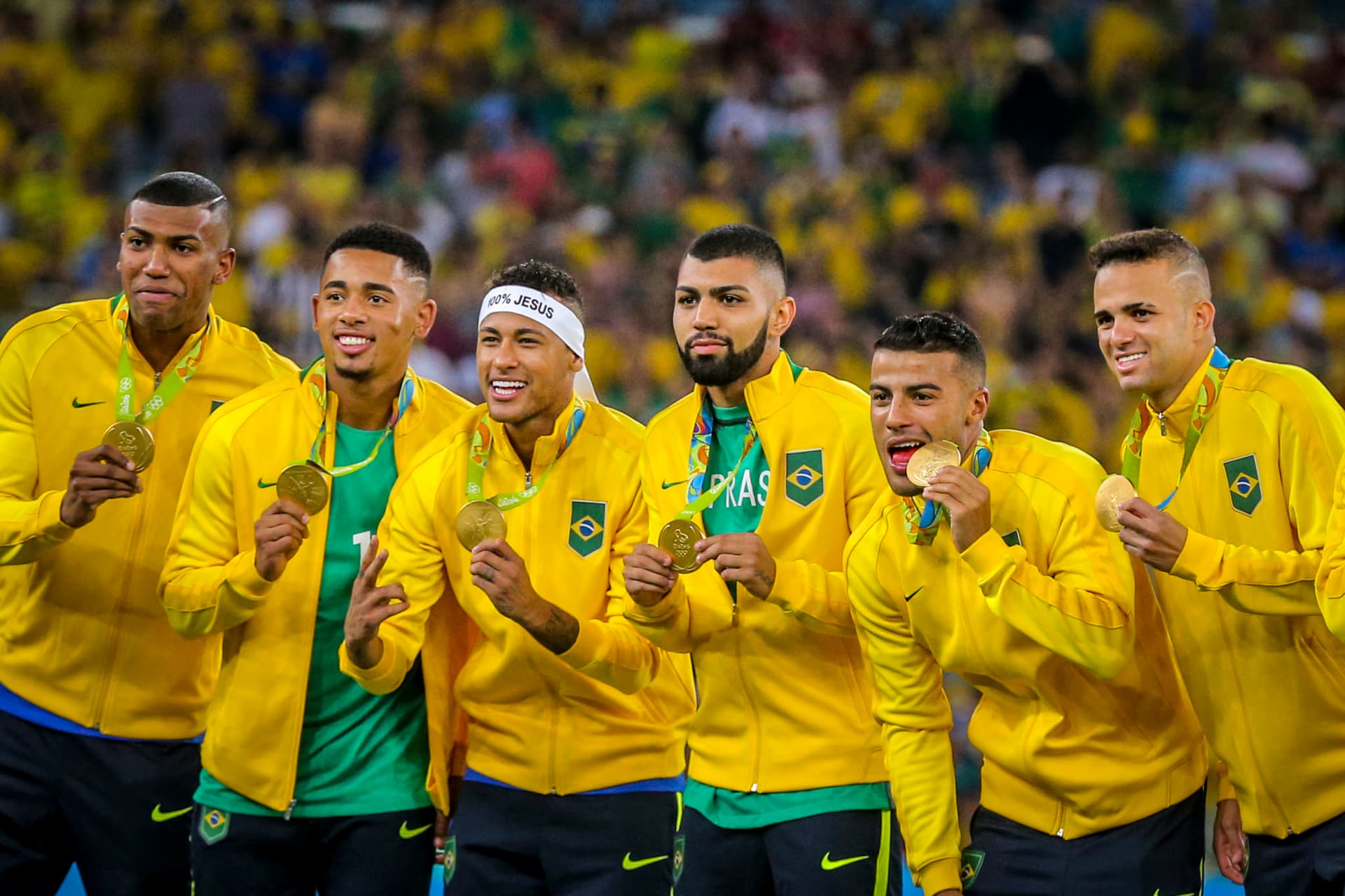 Rio de Jnaneiro- RJ- Brasil- 20/08/2016- Olimpíadas Rio 2016- Futebol masculino- Final- Brasil e Alemanha. Foto: Ministério do Esporte