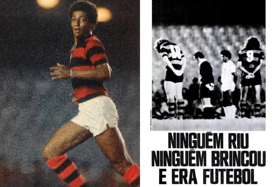 A morte de Geraldo, do Flamengo, no acervo de PLACAR