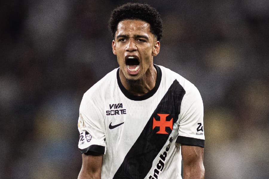 Brenner marcou duas vezes pelo Vasco diante do Fluminense (Matheus Lima/Vasco)