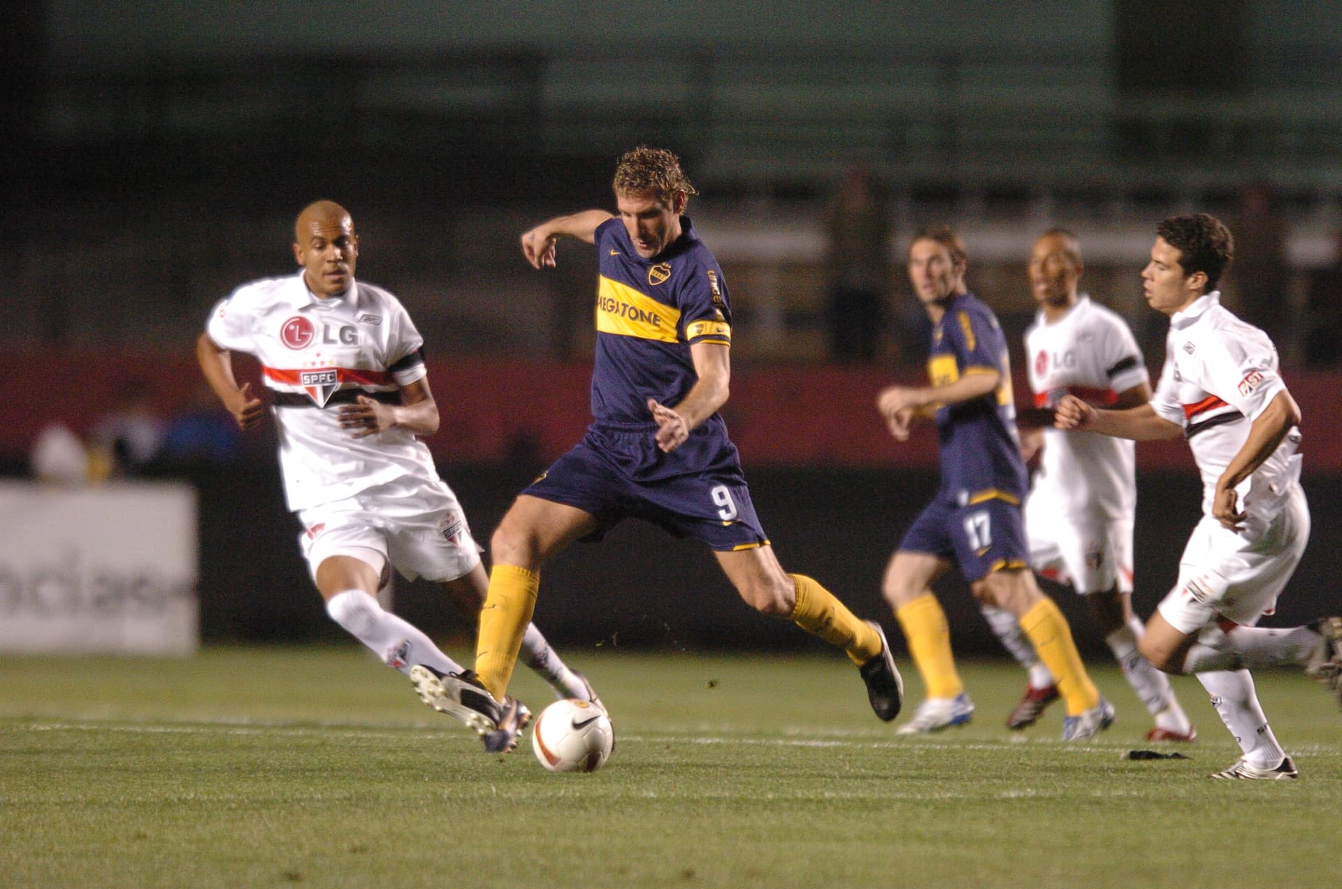 Martín Palermo, em São Paulo x Boca Júniors em 2007 – Renato Pizzutto/PLACAR