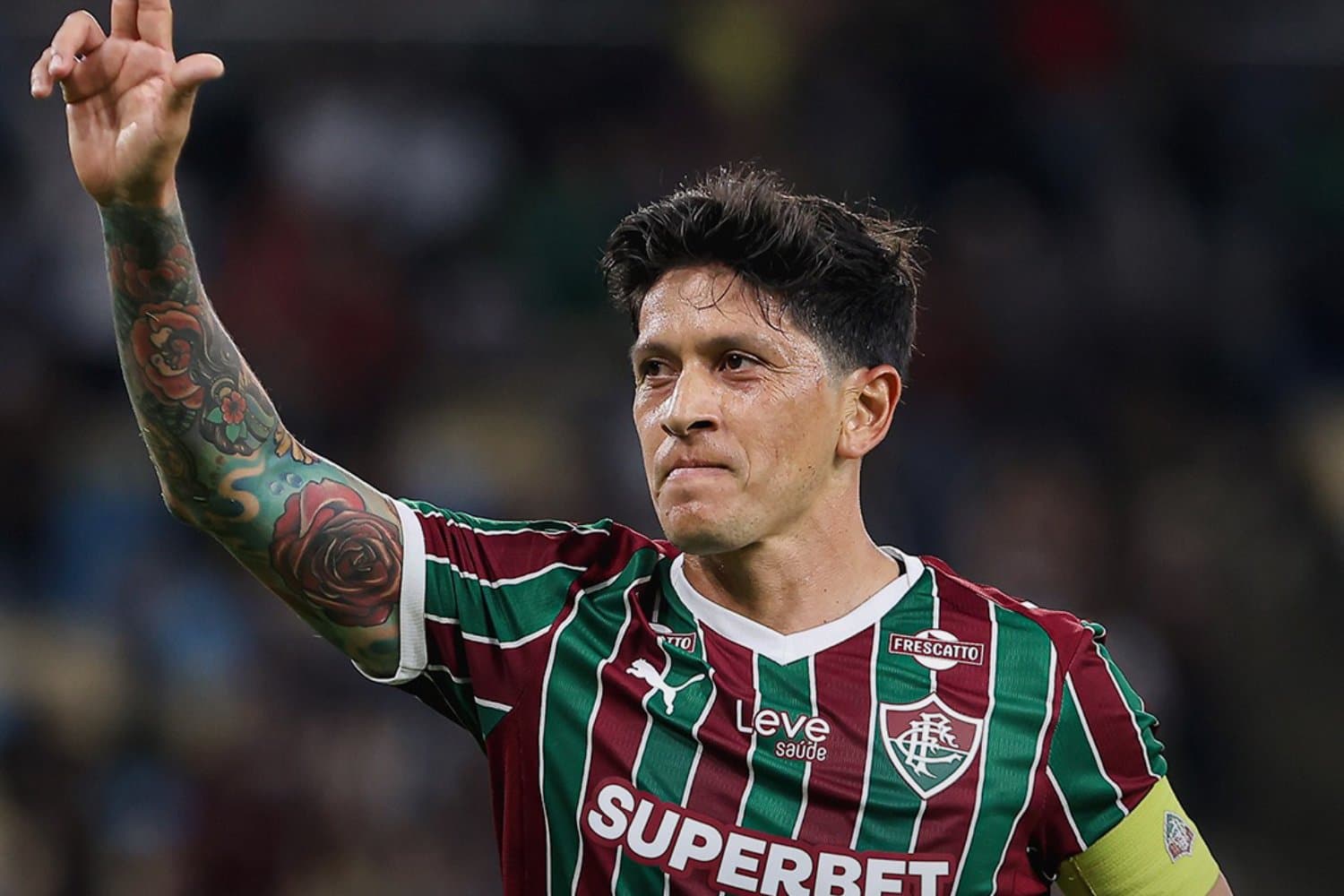 Cano fez o gol da vitória do Fluminense contra o Palmeiras