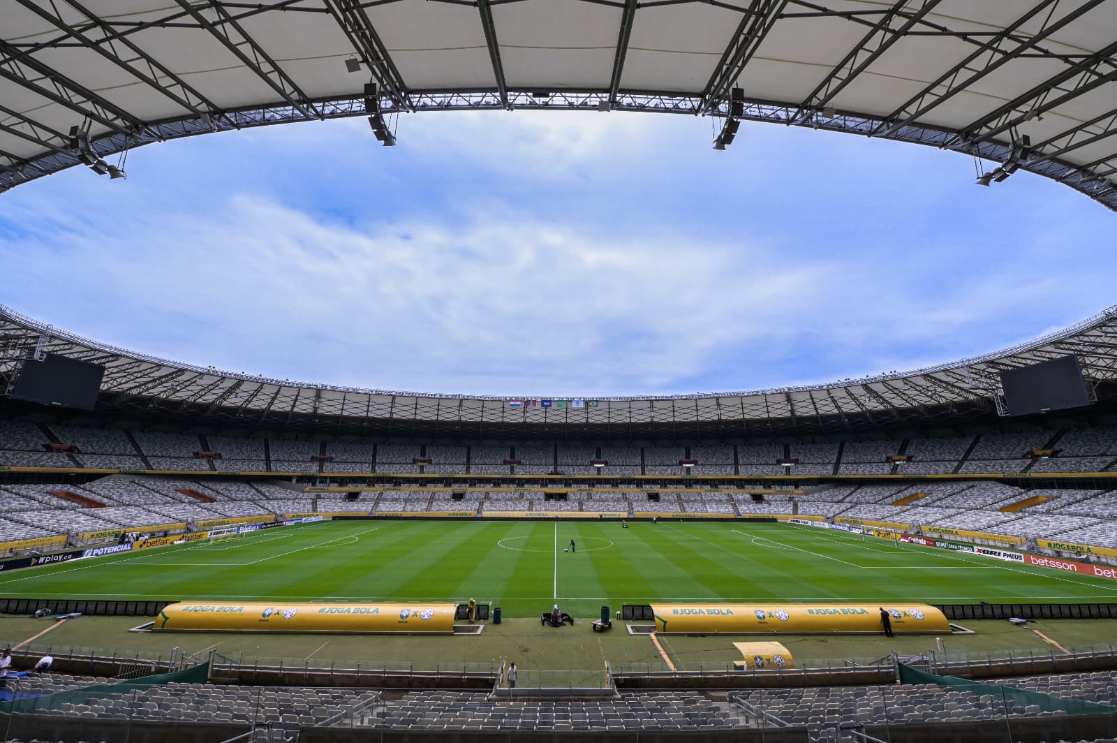 Mineirão antes de jogo entre Brasil e Paraguai, pelas Eliminatórias da Copa do Mundo de 2022 - Divulgação / Mineirão