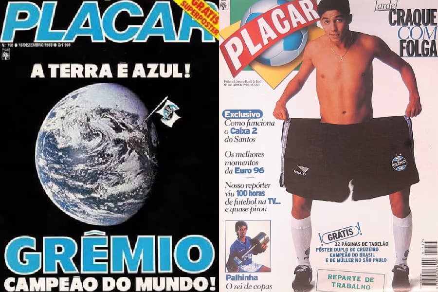 Grêmio em capas de PLACAR (Acervo)