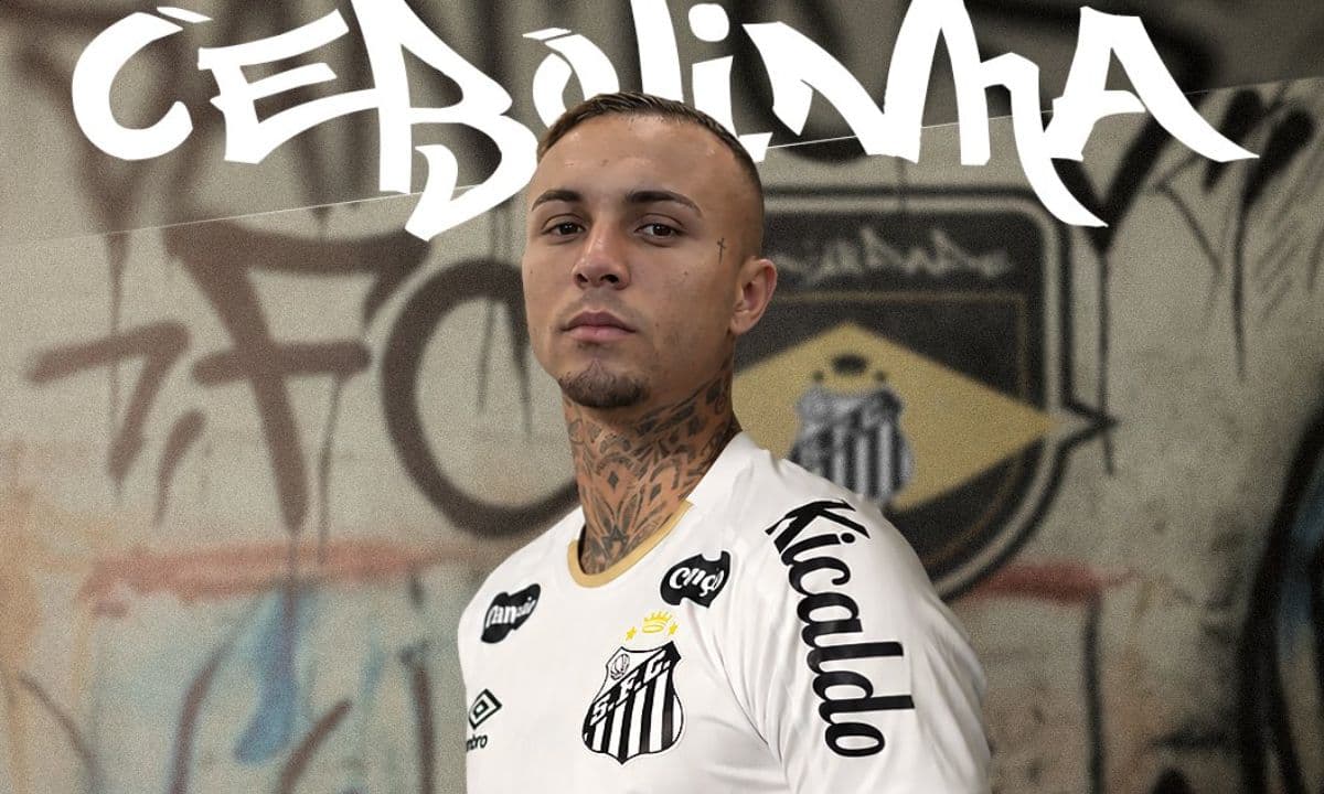 Cebolinha é mais um reforço do Santos depois do pagamento do transferban - Divulgação/Santos FC