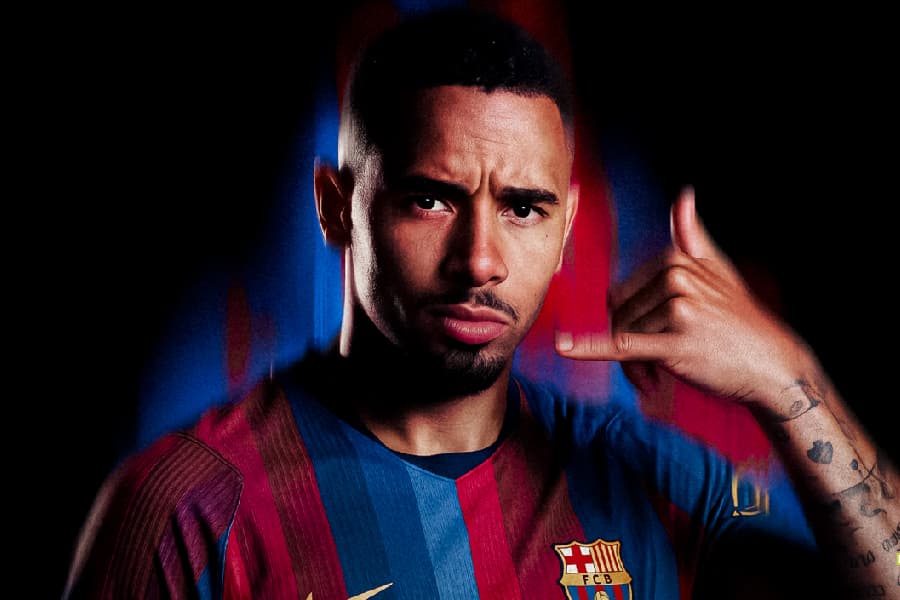 Gabriel Jesus é o novo reforço do Barcelona - Reprodução/@FCBarcelona