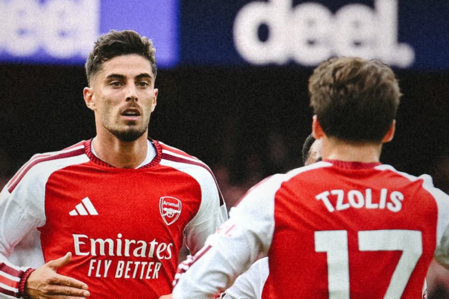 O Arsenal venceu o Chelsea de virada, no Estádio Emirates
