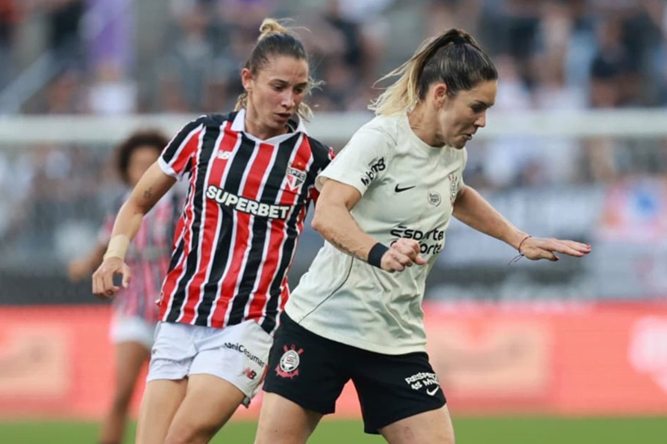 Corinthians e São Paulo, pelo primeiro jogo da final do Brasileirão Feminino 2026