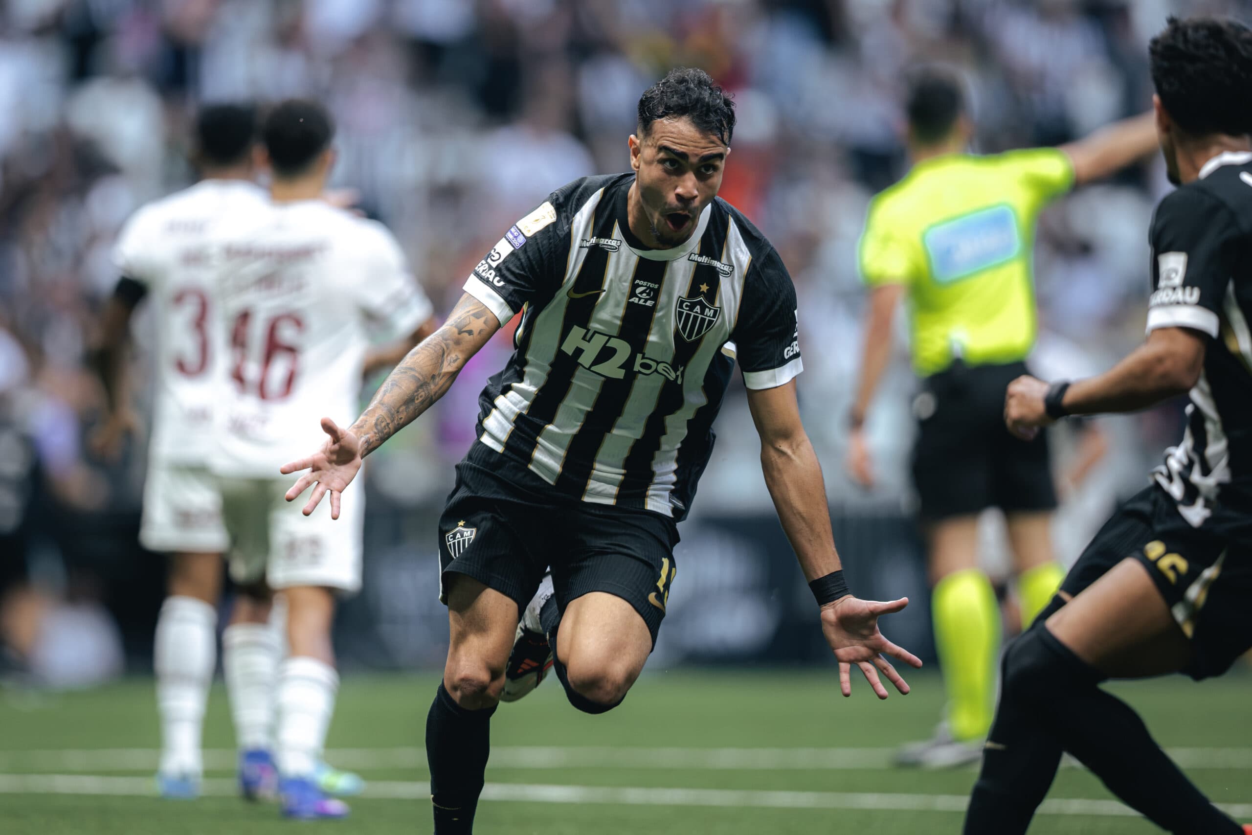 Reinier marcou para o Atlético-MG contra o Fluminense