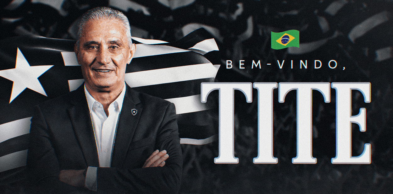 Tite, de 65 anos, foi confirmado técnico do Botafogo - Divulgação
