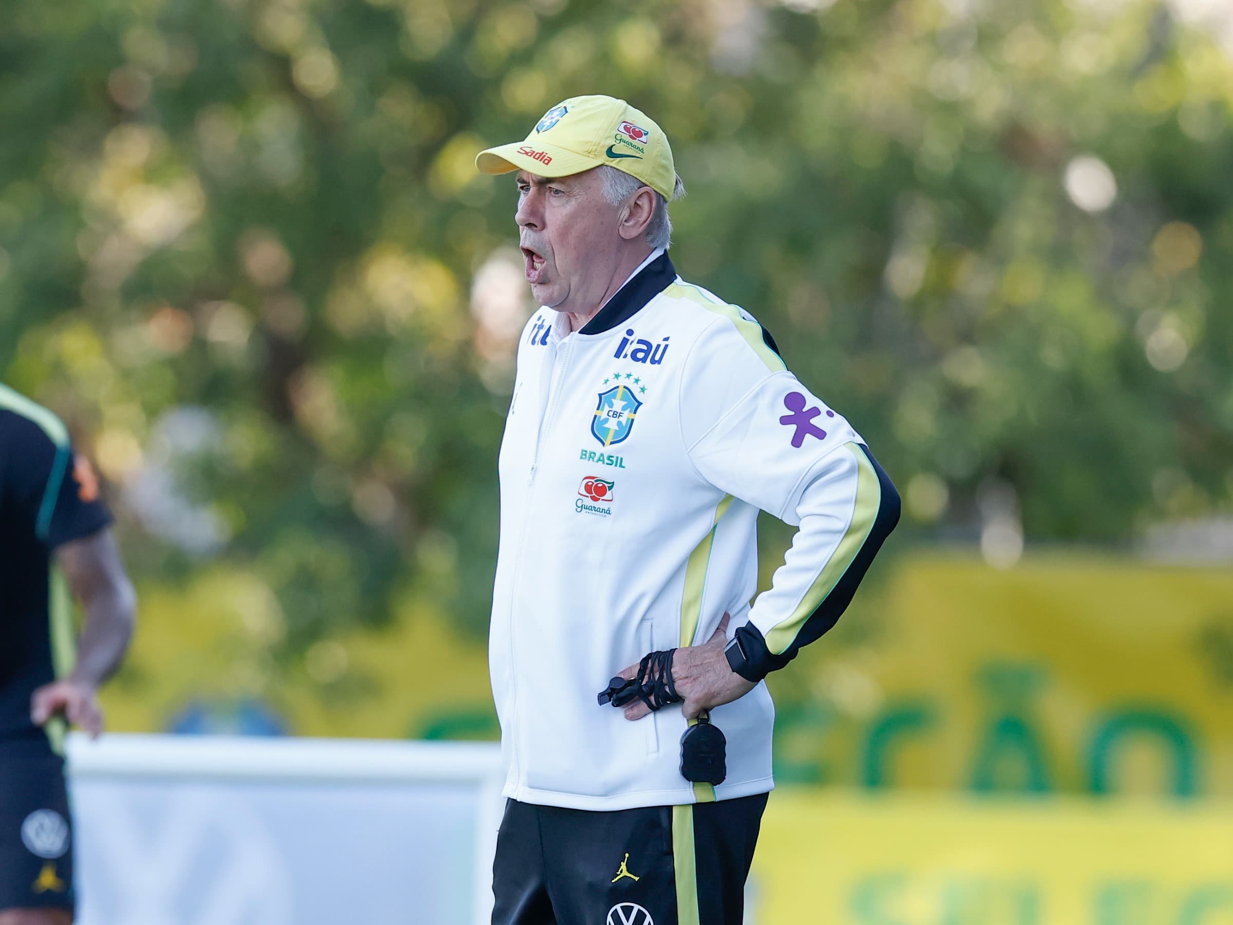 Carlo Ancelotti comanda treino da seleção brasileira - Rafael Ribeiro / CBF