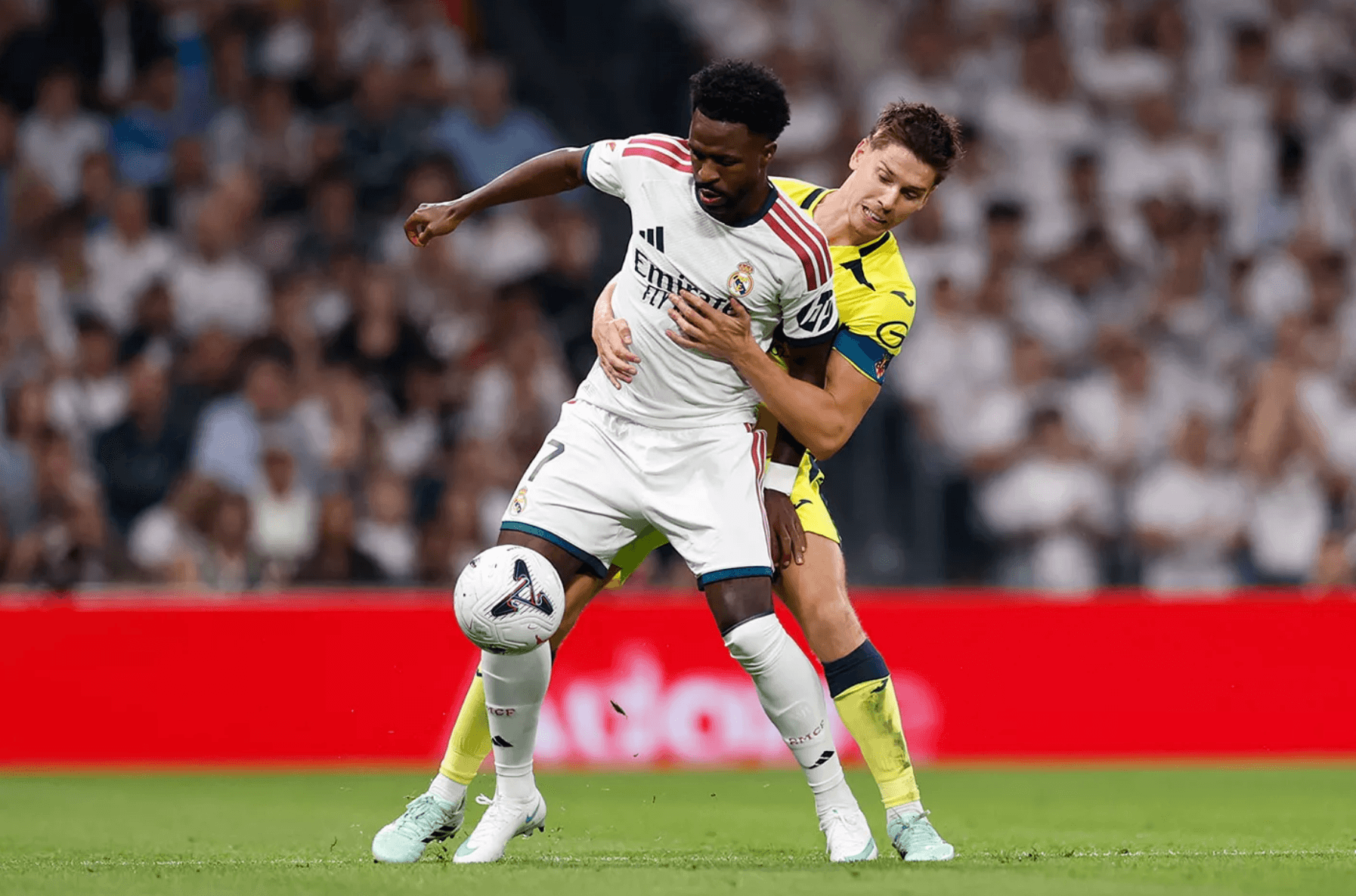 Vinicius Jr. contra o Villarreal - Foto: Divulgação/Real Madrid