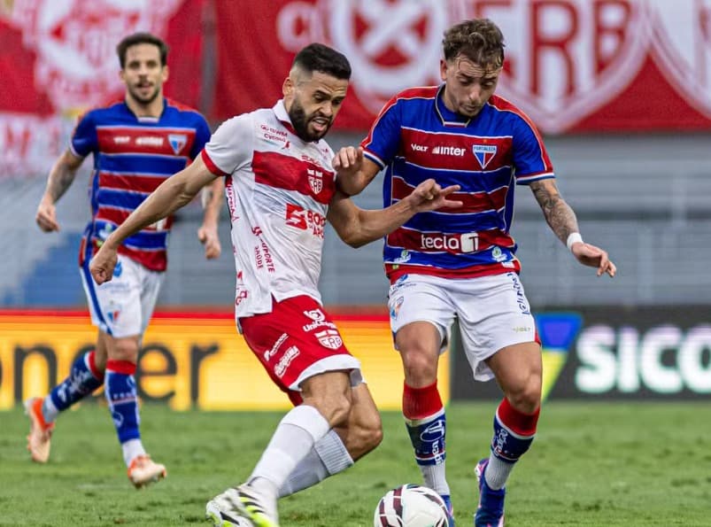 Fortaleza e CRB também ficaram no empate no primeiro turno - Foto Marcus Vinícius/E.C. Fortaleza