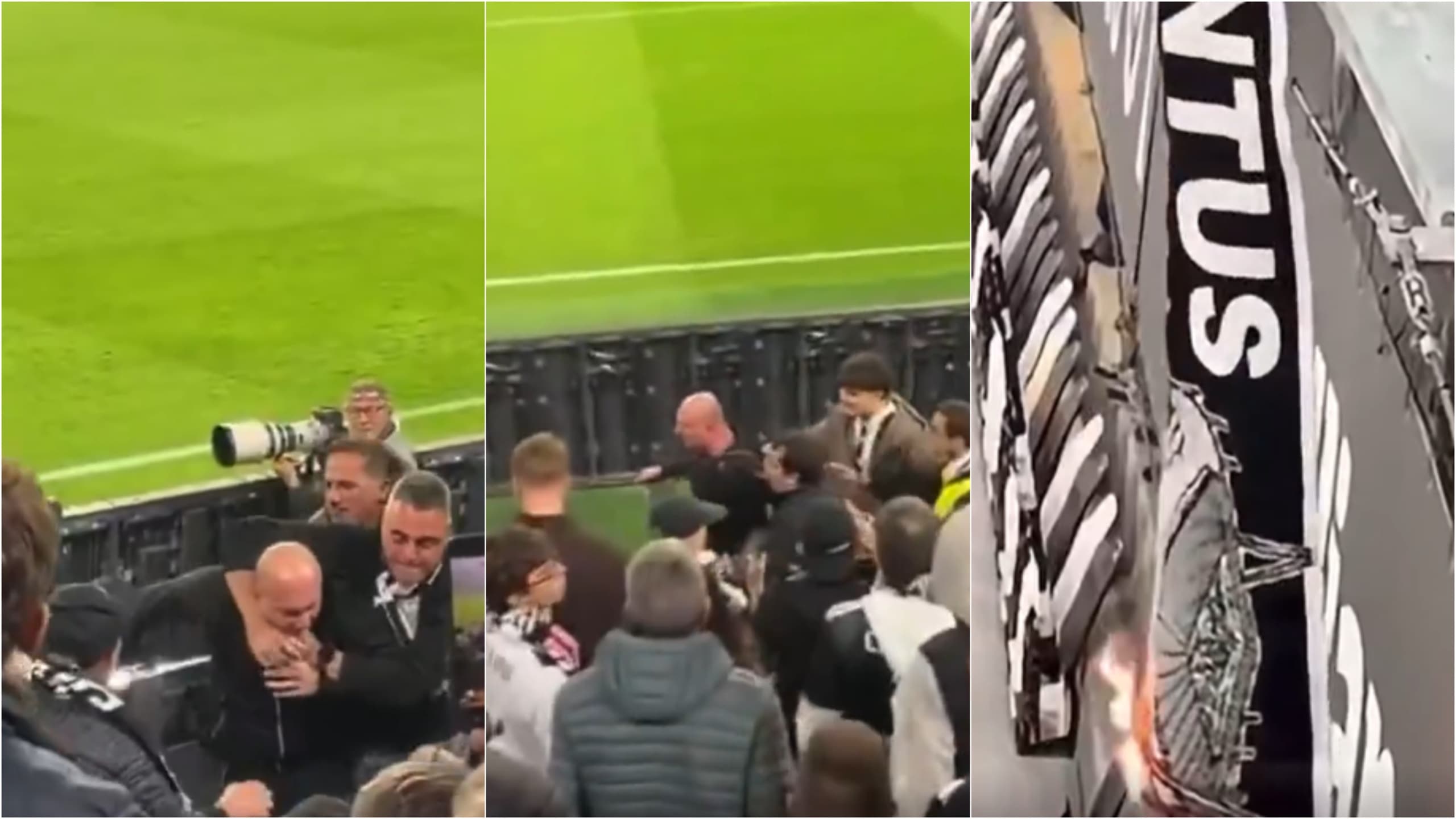 Briga generalizada interrompeu clássico entre Juventus e Lazio pelo Campeonato Italiano