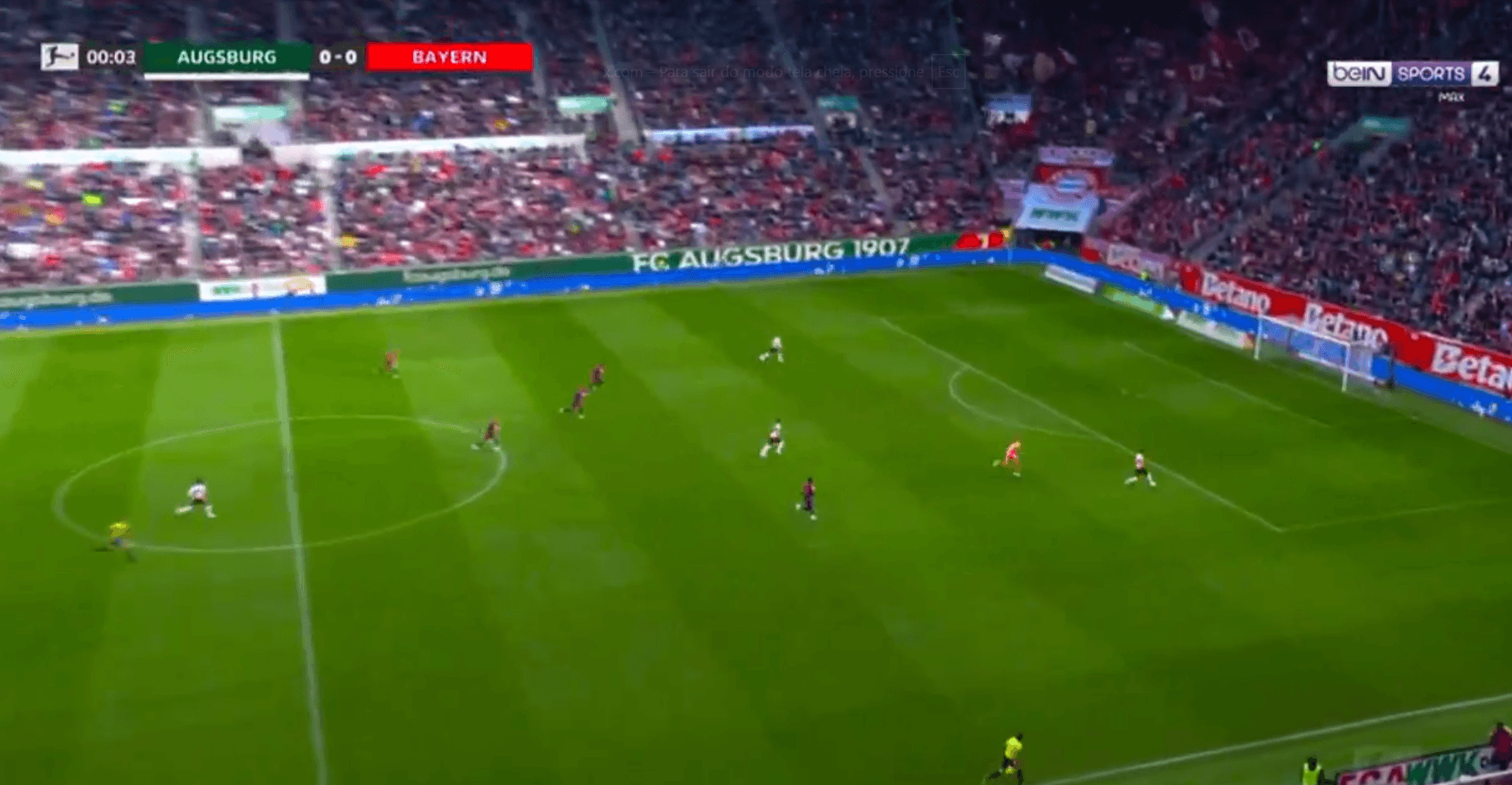 Neuer cometeu falha e Bayern levou gol aos oito segundos