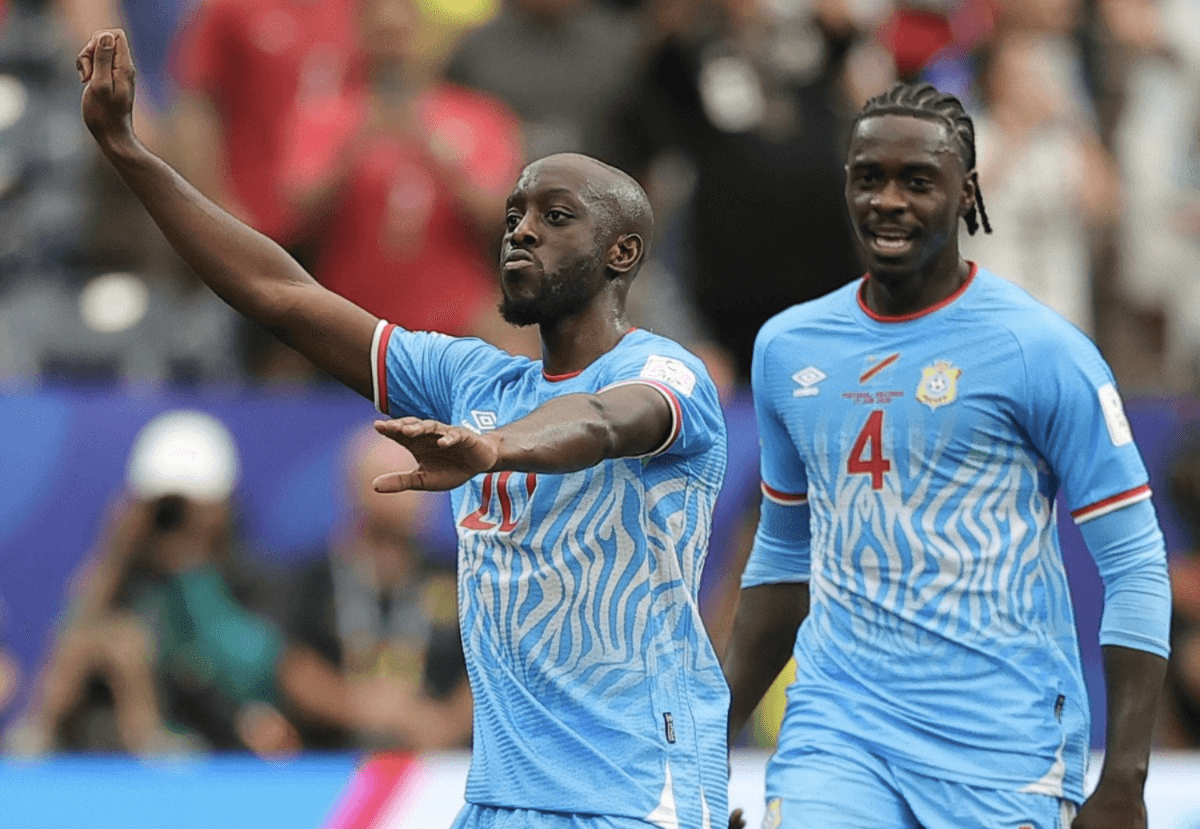 Seleção da RD Congo durante a Copa do Mundo