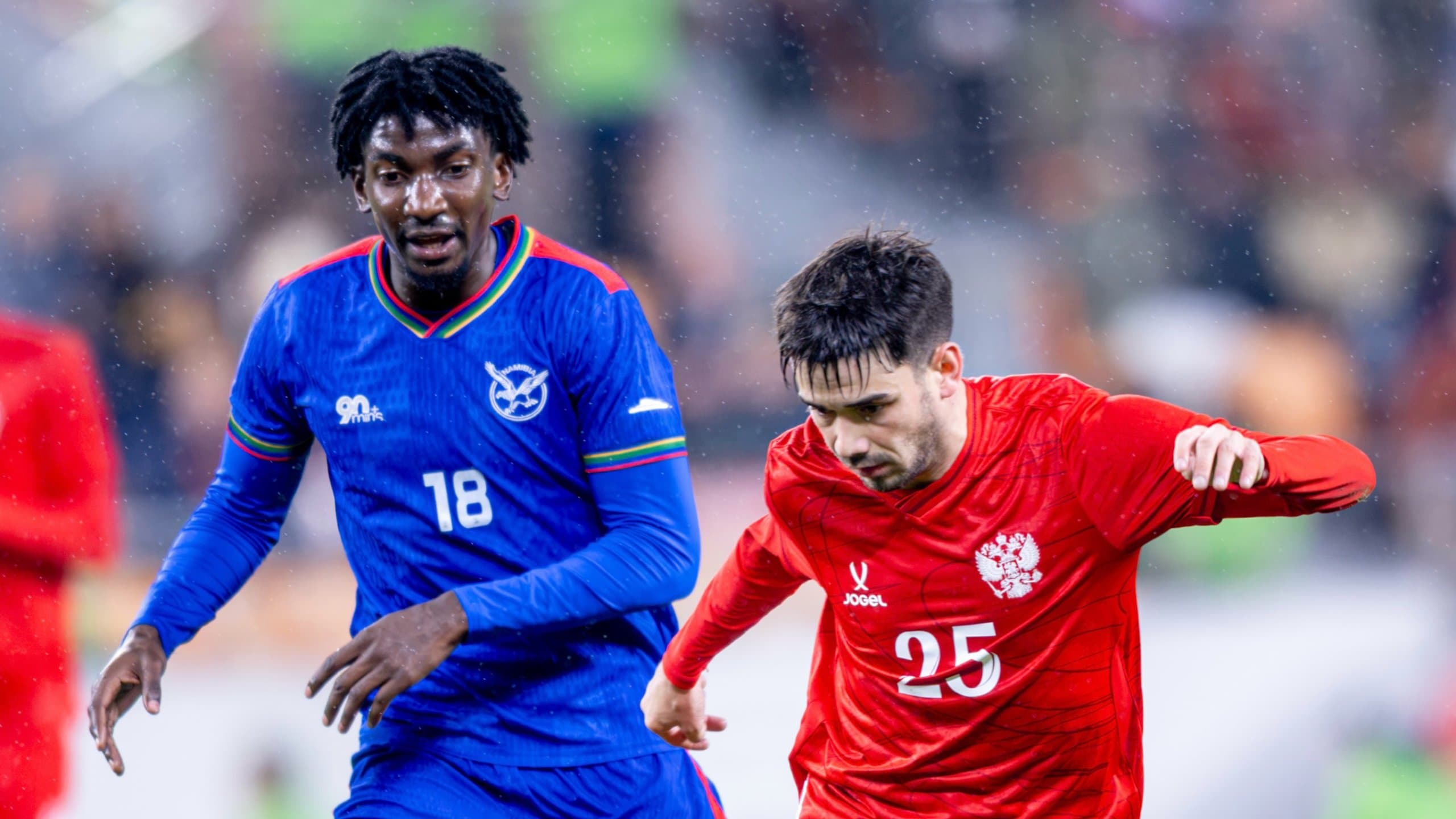 Rússia goleou a Namíbia, em amistoso internacional