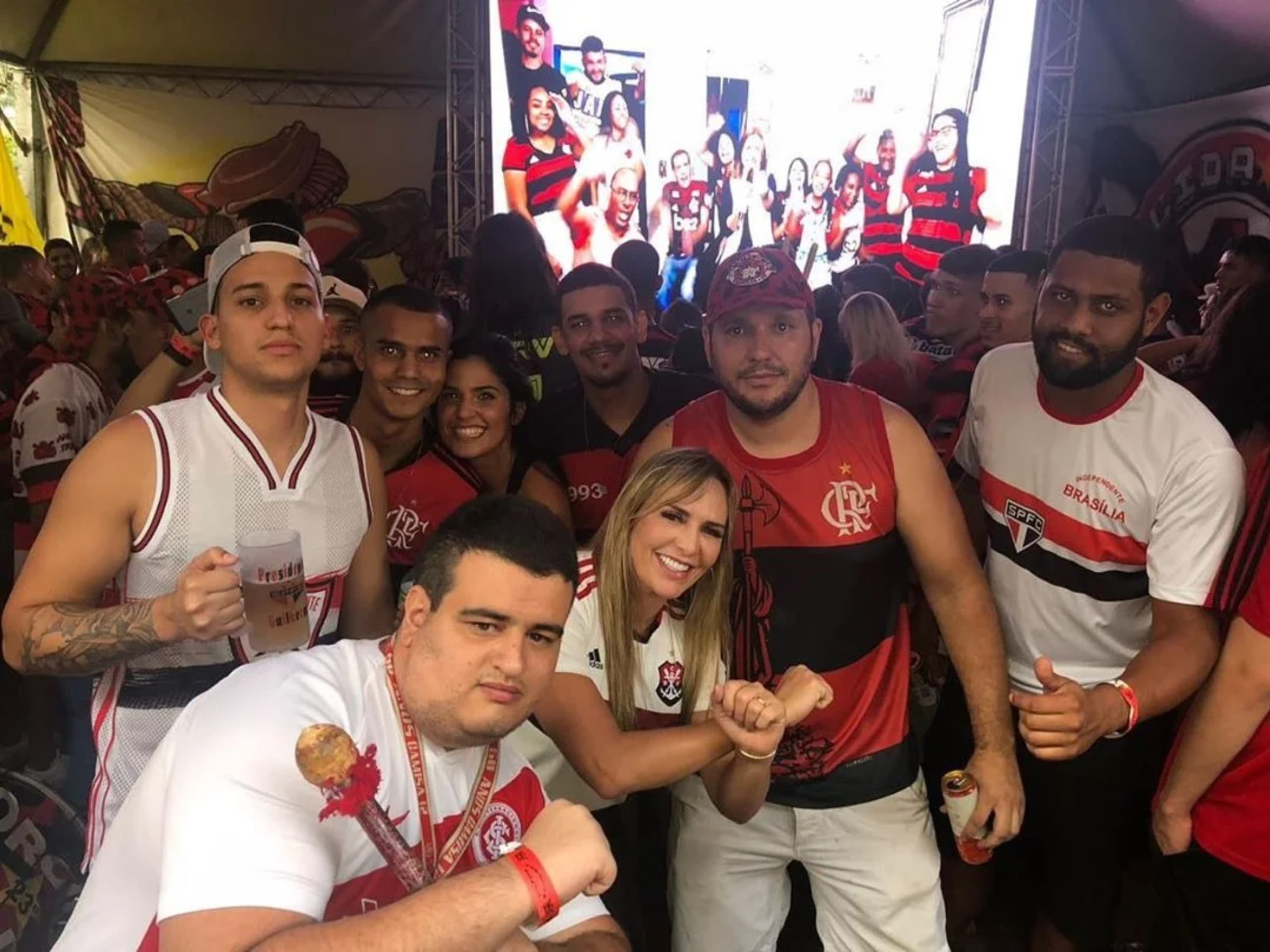 Celina Leão em festa das torcidas da União Punho Cruzado - Foto: Reprodução/Instagram