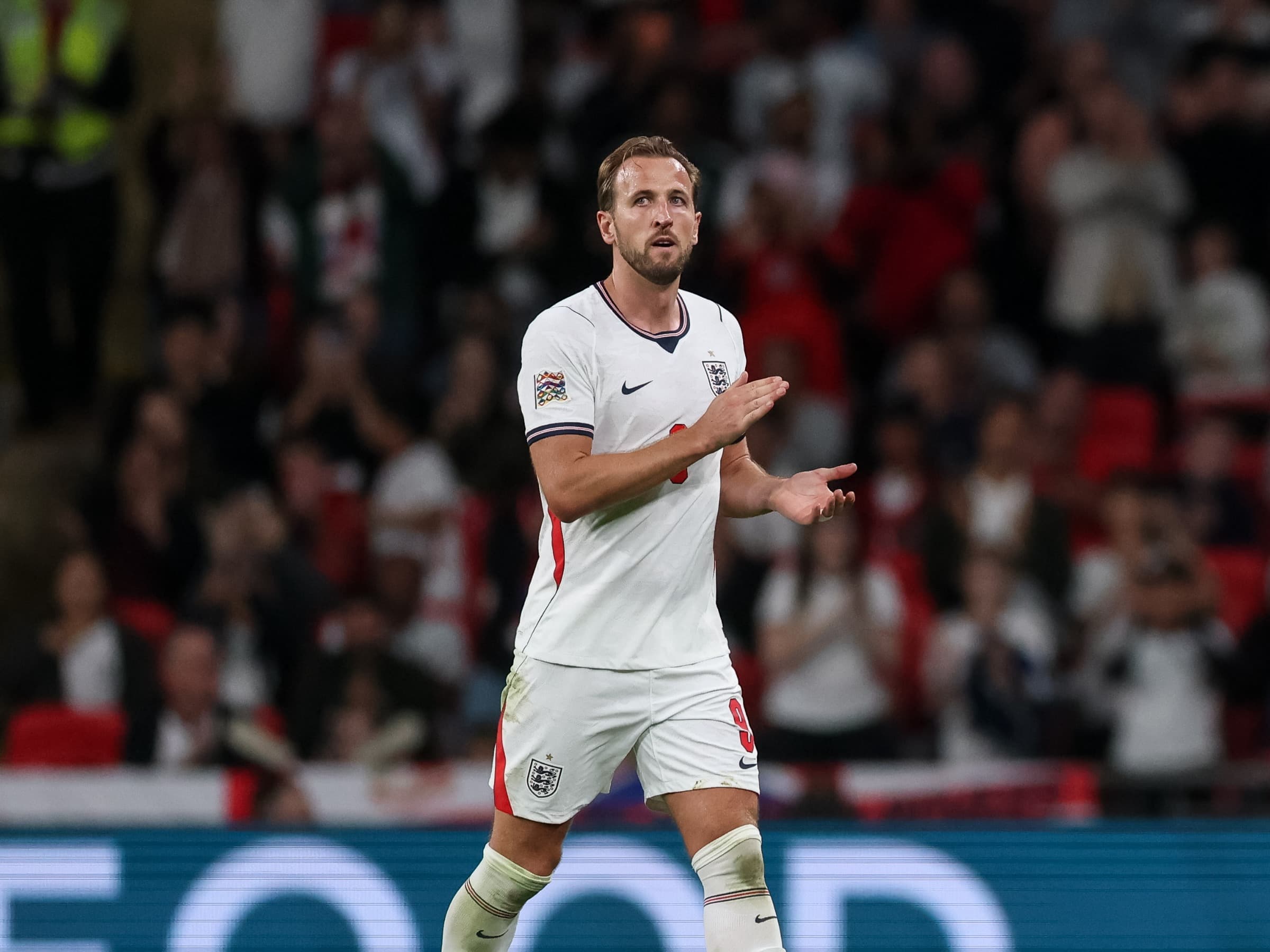 Harry Kane com a camisa da Inglaterra - EFE/EPA/ANDY RAIN