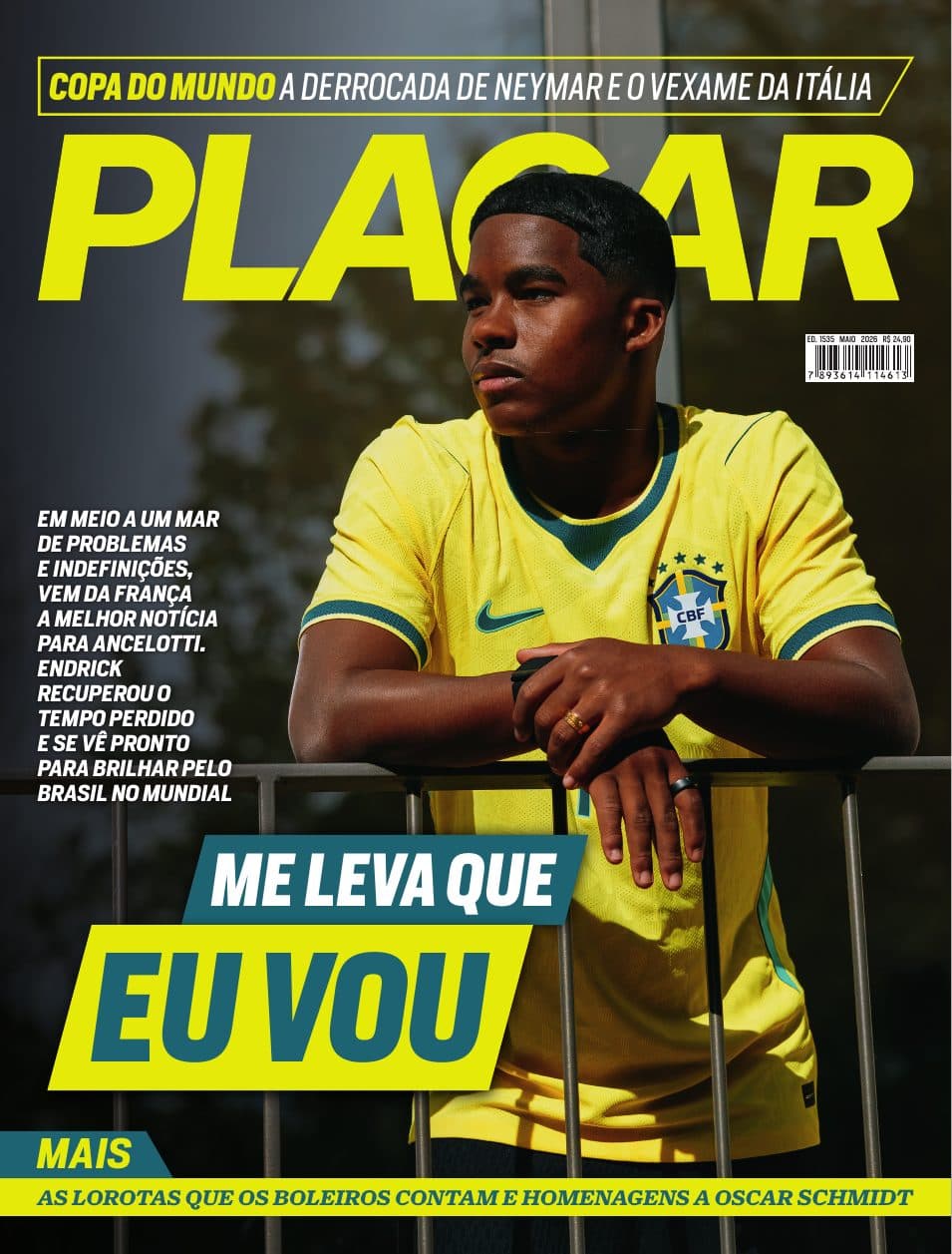Capa da edição Me leva que eu vou da revista PLACAR