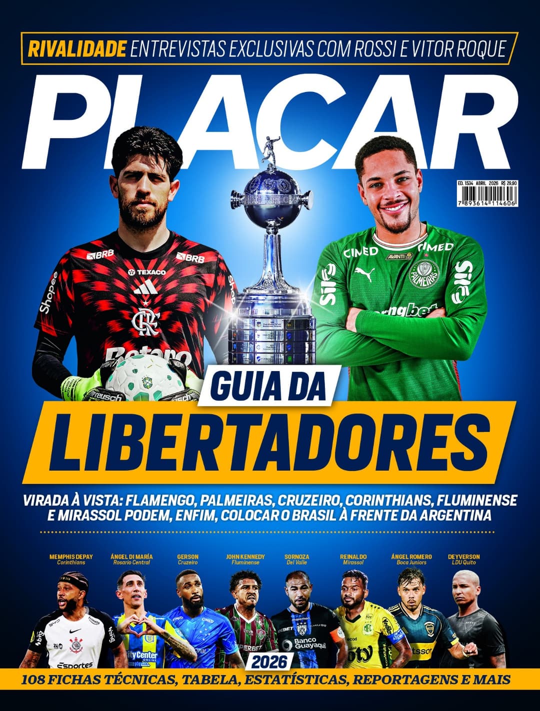 Guia da Libertadores 2026 - PLACAR - edição 1534