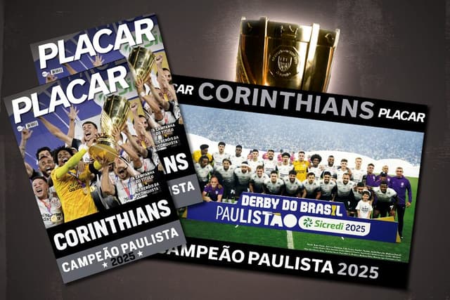 PLACAR lança pôster do Corinthians, campeão paulista de 2025