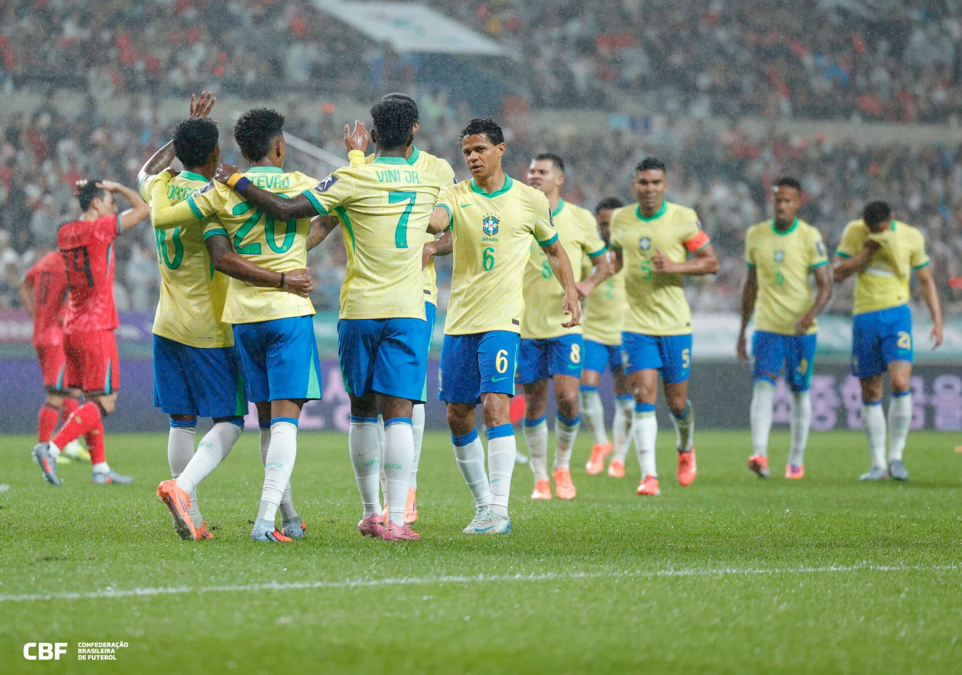 Brasil goleia Coreia do Sul em melhor atuação com Ancelotti
